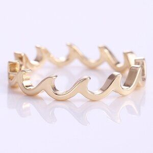 ✨ Wave Fire Minimalist Simple Trendy Anillos Lovely Rings for Women, PD071